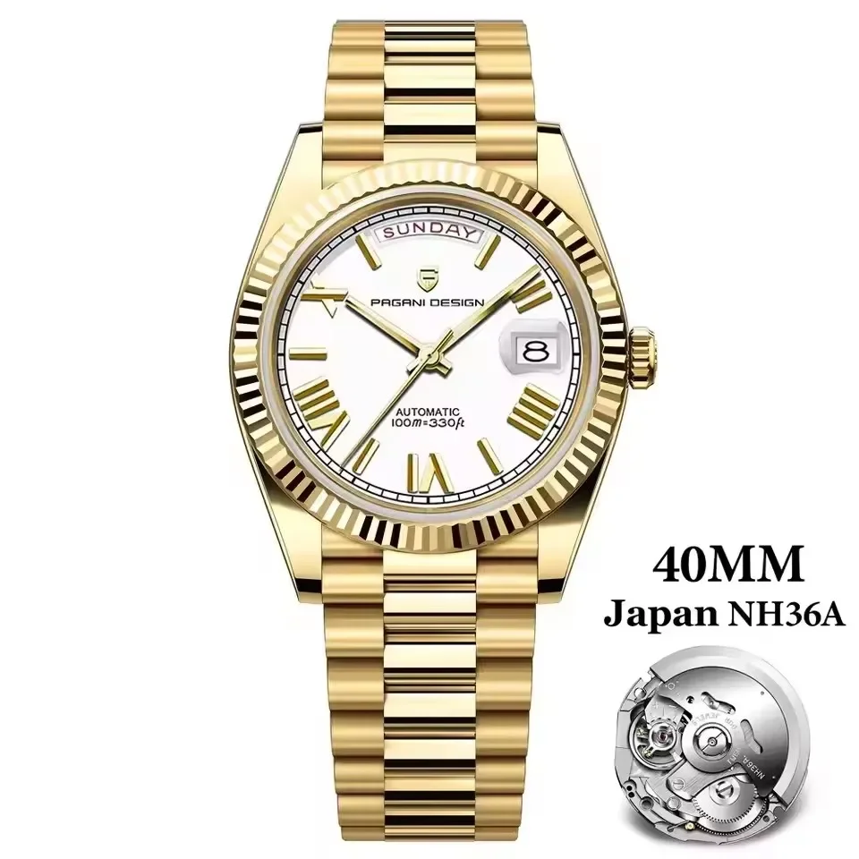 Gold White