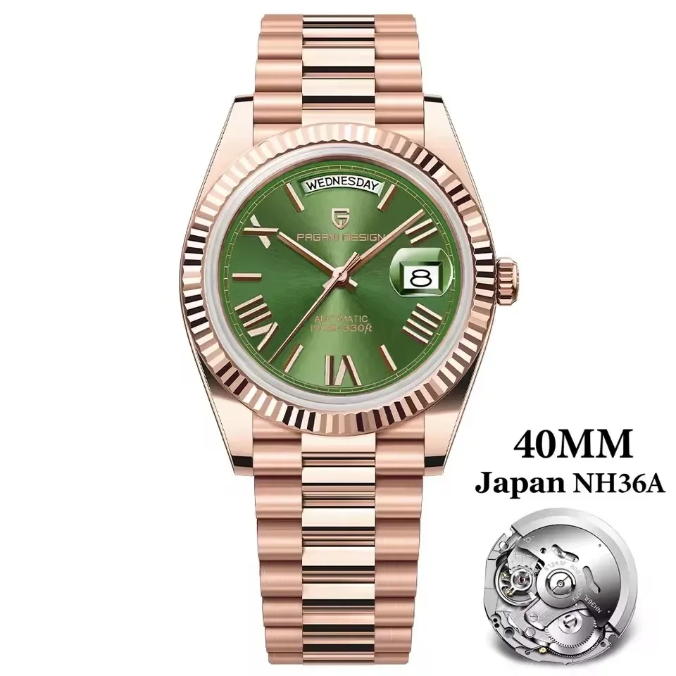 Rose Gold Green