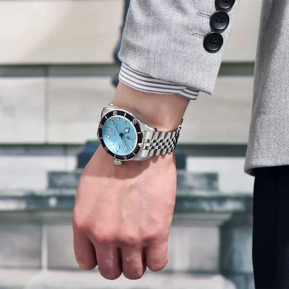 PAGANI DESIGN 2025 New Fashion Luxury Automatic Watch Men Five-row chain stainless steel Mechancial Wrist watch Men NH35A Movt