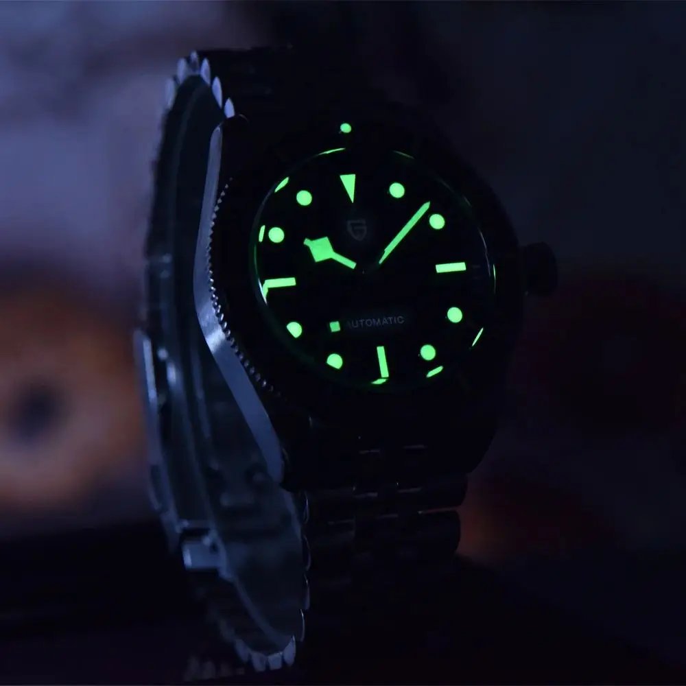 PAGANI DESIGN 2025 New Fashion Luxury Automatic Watch Men Five-row chain stainless steel Mechancial Wrist watch Men NH35A Movt