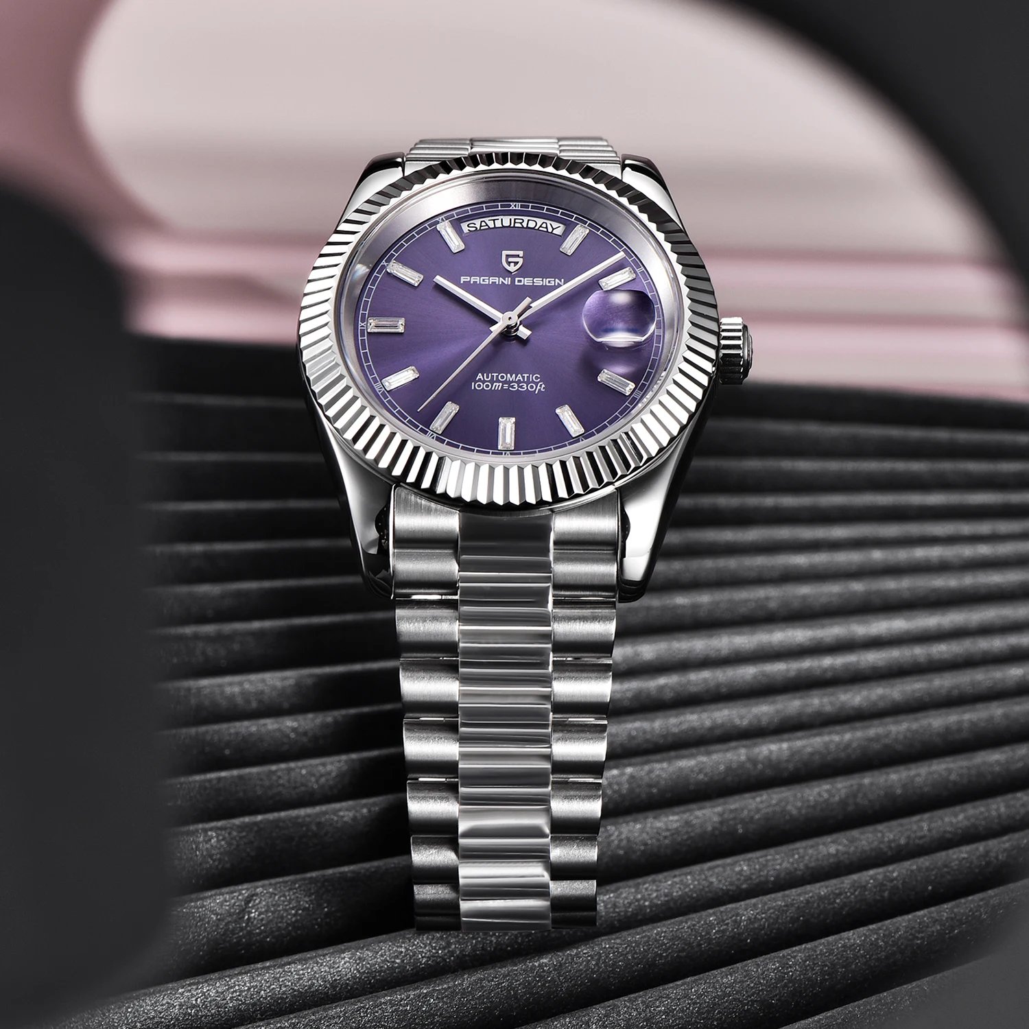 PAGANI DESIGN DD40 Men's Watches 2025 Top Luxury Automatic NH36A Mechanical Wristwatches AR Sapphire Mirror Watch For Men Clock