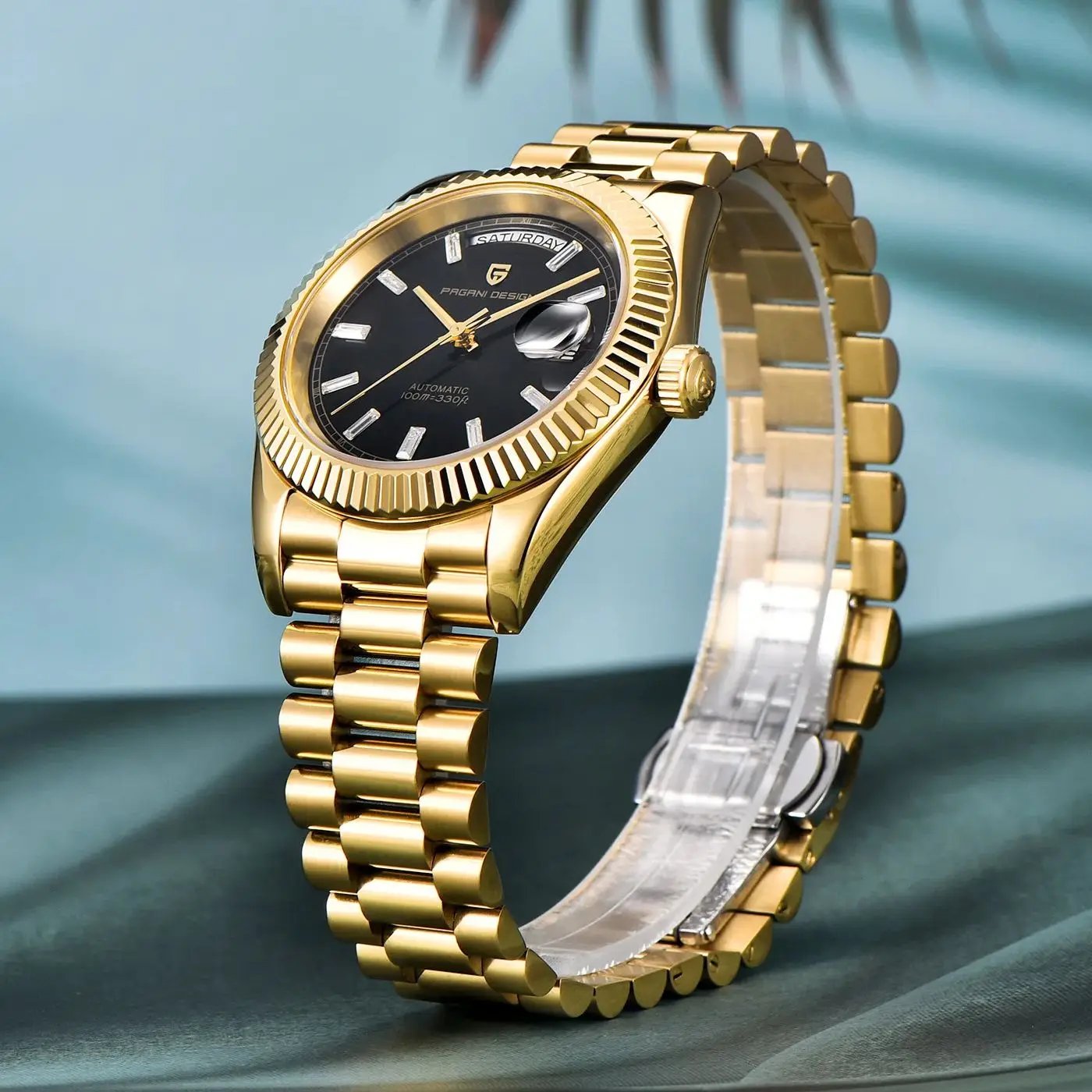 PAGANI DESIGN 2025 New Date Week 40MM Men's Watches Brand Luxury Gold Automatic Watch Men Waterproof Mechanical Wrist watch Men