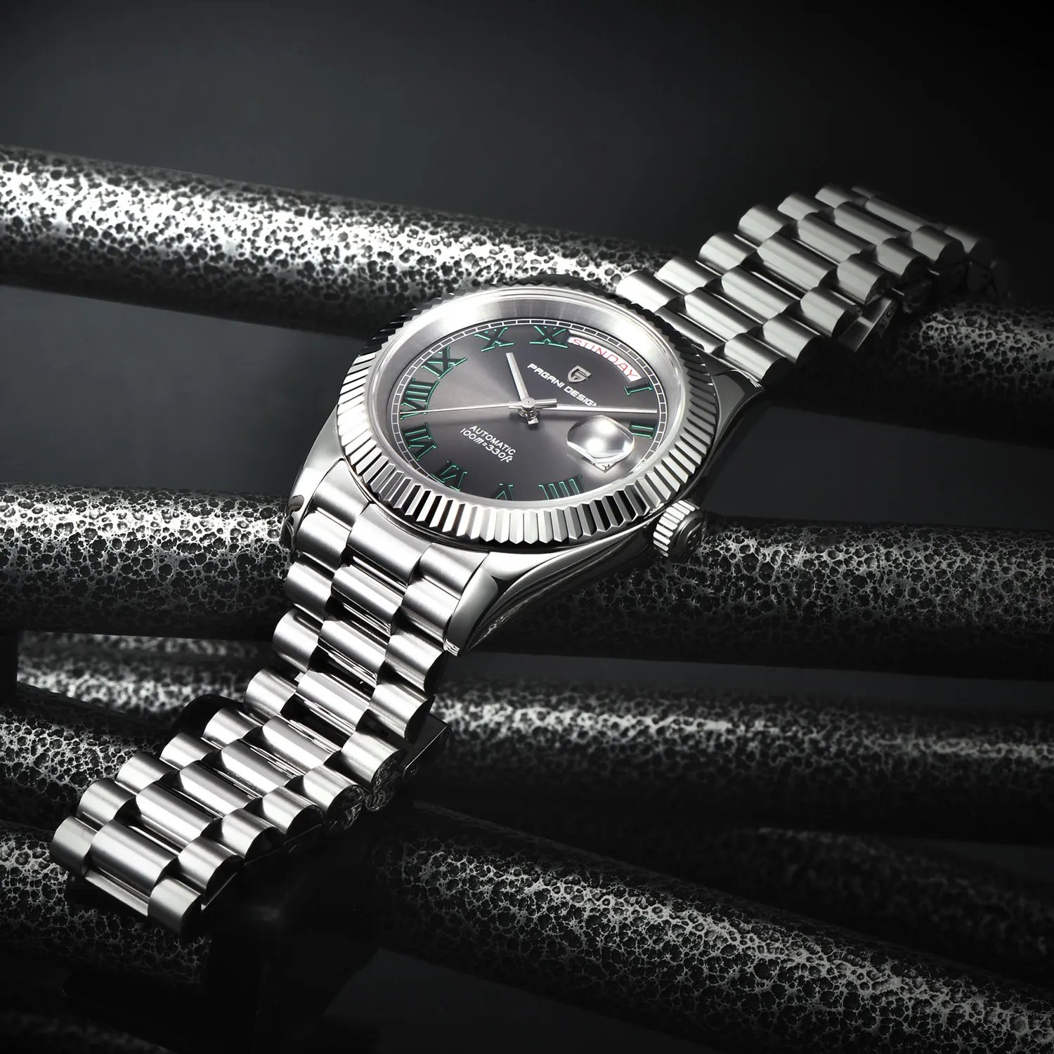 2023 New PAGANI DESIGN DD40 Watch for man Luxury automatic movement Watch AR Sapphire Glass NH36A Date Wristwatch Reloj hombre