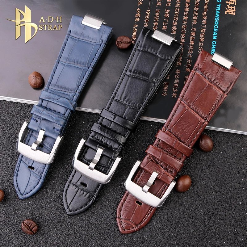 For Tissot 1853 PRX Series T137.410A T137407A Cow Leather Watch Strap T137 Accessories Waterproof Male Interface 12mm For Men