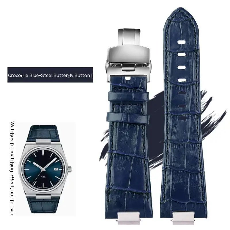 For Tissot 1853 PRX Series T137.410A T137407A Cow Leather Watch Strap T137 Accessories Waterproof Male Interface 12mm For Men