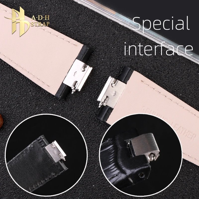 For Tissot 1853 PRX Series T137.410A T137407A Cow Leather Watch Strap T137 Accessories Waterproof Male Interface 12mm For Men