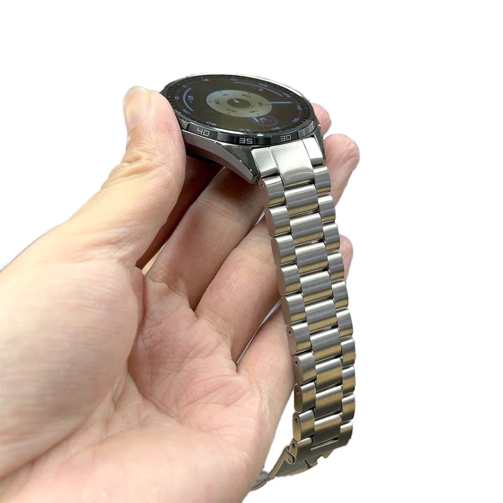No Gaps Metal Stainless Steel Strap For HUAWEI WATCH GT 6 46mm Band Link Bracelet GT6 Replacement Wristband Accessories
