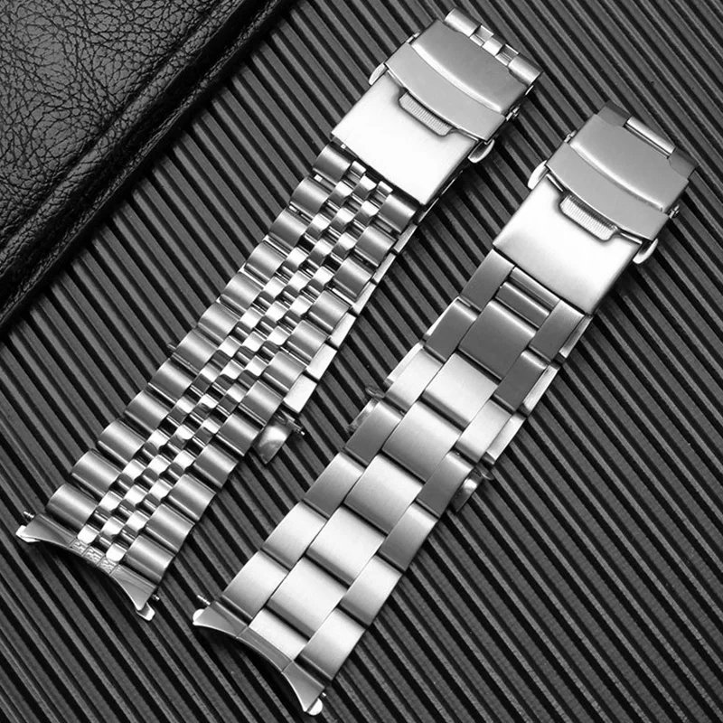 For seiko No. 5 SKX009/007 SKX175/SKX173 Solid Stainless Steel metal Watch Strap 20mm 22mm Watch Accessories Watch Belt Bracelet