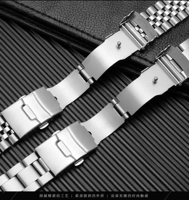 For seiko No. 5 SKX009/007 SKX175/SKX173 Solid Stainless Steel metal Watch Strap 20mm 22mm Watch Accessories Watch Belt Bracelet