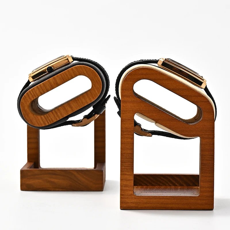 Oirlv New Retro Wood Watch Bracelet Bangle Display Holder Stand Rack Retail Shop Showcase Brazaletes Jewelry Rack Wooden Props