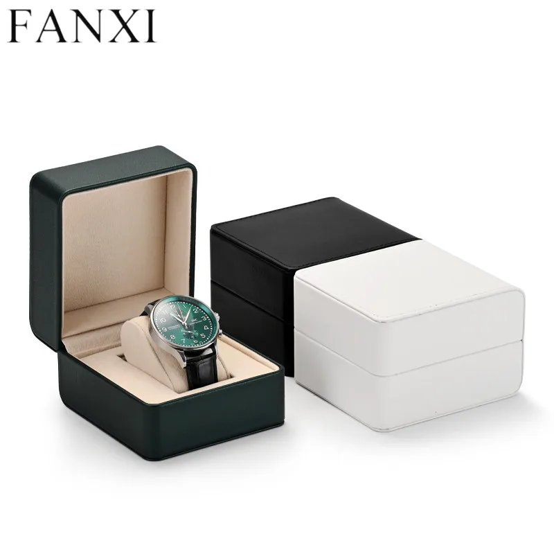 Oirlv Portable Watch Storage Boxes Organizer Classic Style Multifunctional Watch Display Box PU Leather Wrist Watch Box