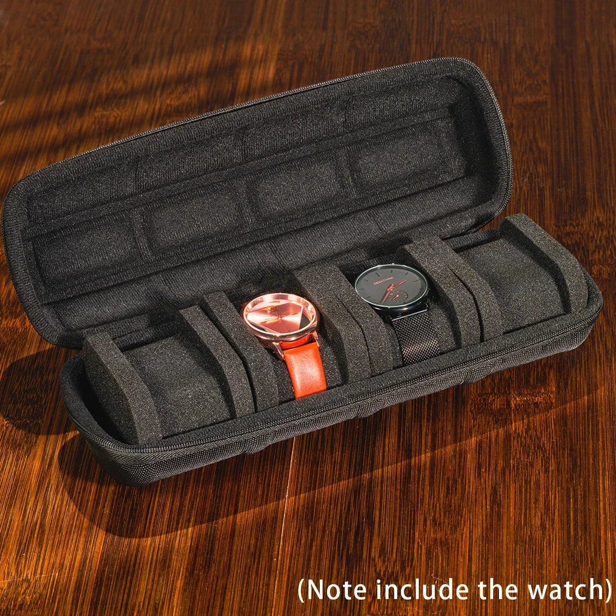 Watch Box Organizer Watch Travel Case Portable Storage Watch Display Holder for Wristwatches and Smart Watches Men Women Gift
