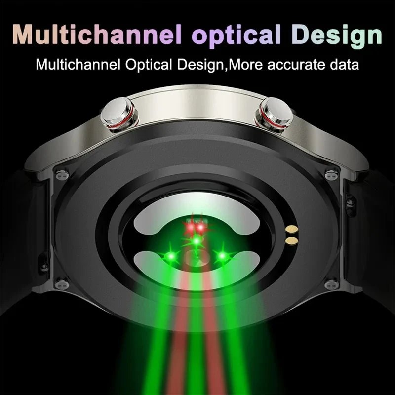 Accurate Measure ECG+PPG Smart Watch Men Healthy Monitoring Blood Pressure Body Temperature Sport Smartwatch For Android IOS