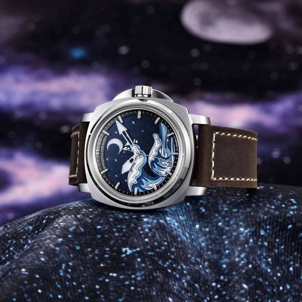 PAGANI DESIGN 2024 43MM Men's Automatic Mechanical Watches NH35A Stainless Steel Adventure Diving Clock relogios masculino