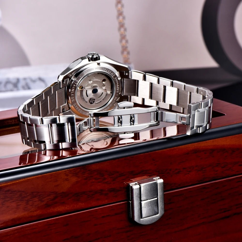 PAGANI DESIGN 2025 New 39mm Desert Texture Luxury Men Watches GMT Automatic Mechanical Business Dress Sapphire 10Bar Luminous ﻿