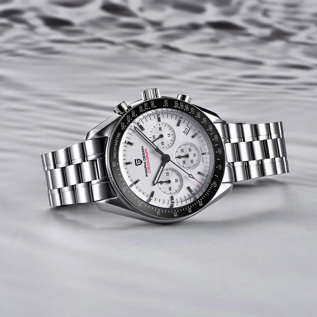 PAGANI DESIGN 2025 New V5 PD1701 Men's Watches Luxury Quartz Watch Men Sport Speed Chronograph AR Sapphire glass 100M Waterproof