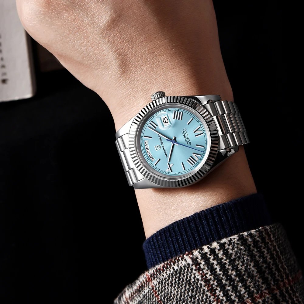 PAGANI DESIGN 2025 DD40 Men's Watches Luxury Automatic Watch Men AR Sapphire Glass Mechanical Wristwatch Men 10Bar Japan NH36A