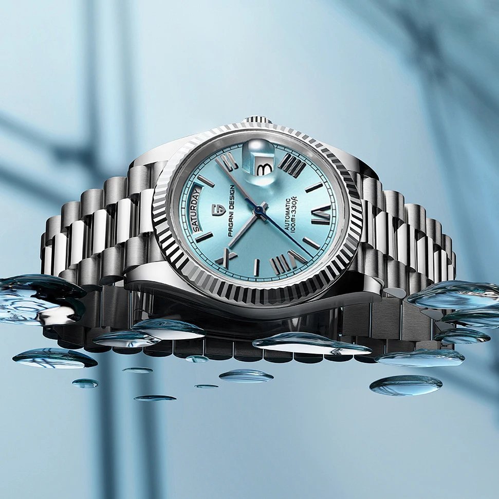 PAGANI DESIGN 2025 DD40 Men's Watches Luxury Automatic Watch Men AR Sapphire Glass Mechanical Wristwatch Men 10Bar Japan NH36A