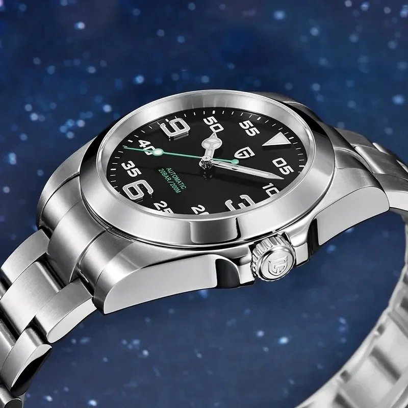 PAGANI DESIGN PD-1692 Men's Automatic Watches 40MM Stainless Steel Mechanical Wristwatch Sapphire AR Coated Waterproof Watch V3