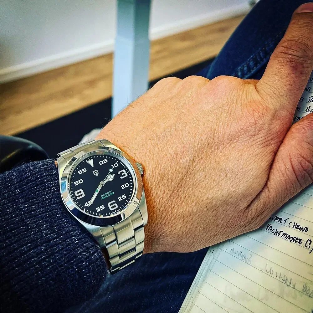 PAGANI DESIGN PD-1692 Men's Automatic Watches 40MM Stainless Steel Mechanical Wristwatch Sapphire AR Coated Waterproof Watch V3