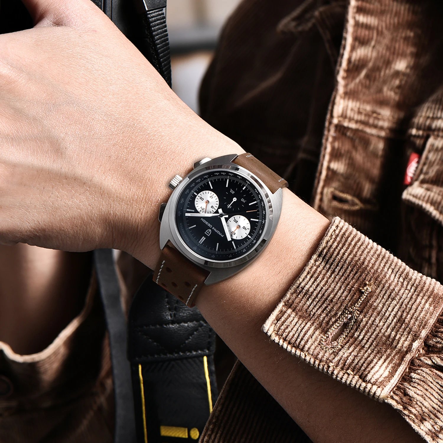 PAGANI DESIGN Men's Watches Luxury Quartz Wrist Watch For Men AR Sapphire Speed Chronograph Retro Dial Clock Reloj Hombre 2023