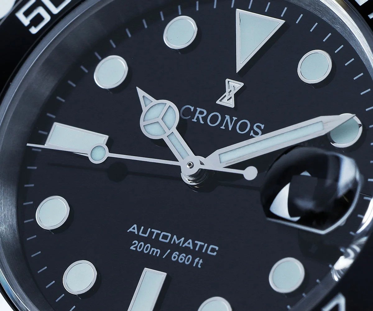 Cronos New 40mm Diver Men Watches Luxury Business PT5000 Automatic Mechanical Watch Sapphire Waterproof 200m Glideclasp L6005M Cronos New 40mm Diver Men Watches Luxury Business PT5000 Automatic Mechanical Watch Sapphire Waterproof 200m Glideclasp L6005M